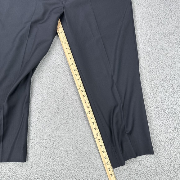 Caravelli Super 140s Kelly OP Dress Pants Men 40x28 Navy Blue Merino Wool Lined - Picture 6 of 16